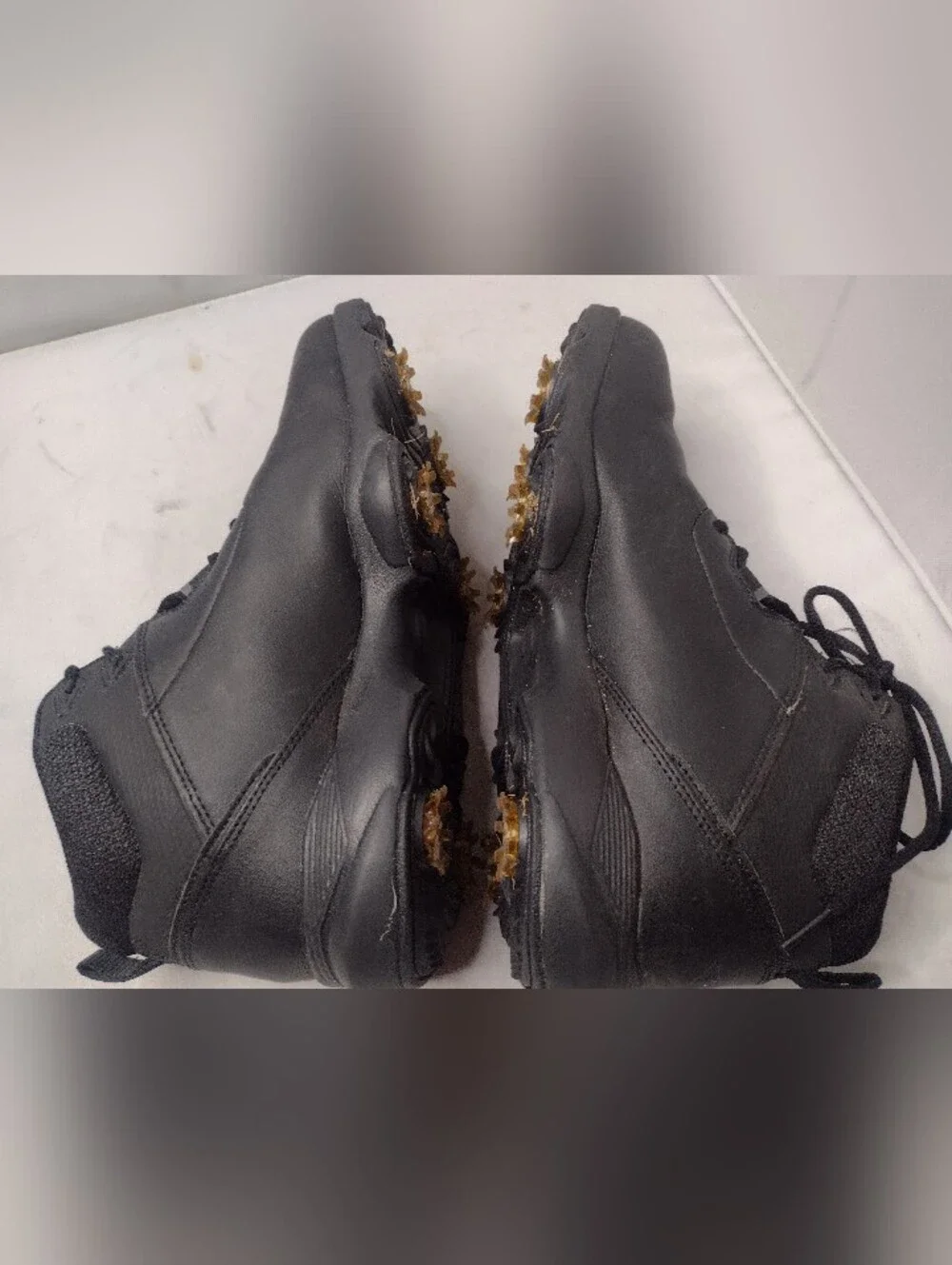 FootJoy Stormwalker Men's Golf Boots Shoes 8.5W Black Cleats Thinsulate Y
